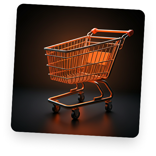 Shopping cart with Buselor